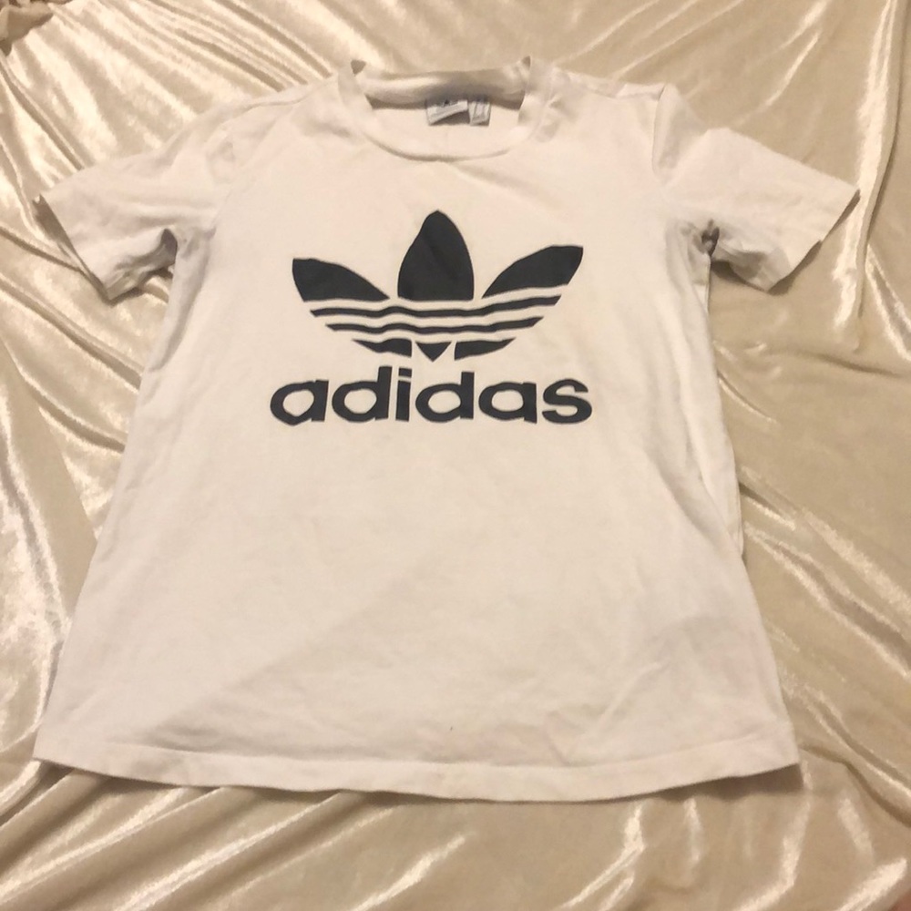 White adidas shirt